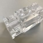 PMMA frezen PMMA pomphuis - Bespex kunststof bewerking