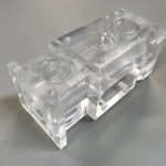 Plexiglas freesdeel - Bespex kunststof bewerking