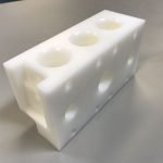 POM frezen POM blok gefreesd - Bespex kunststof bewerking