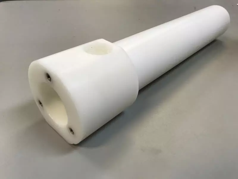 POM plunjer POM draaien - Bespex kunststof bewerking